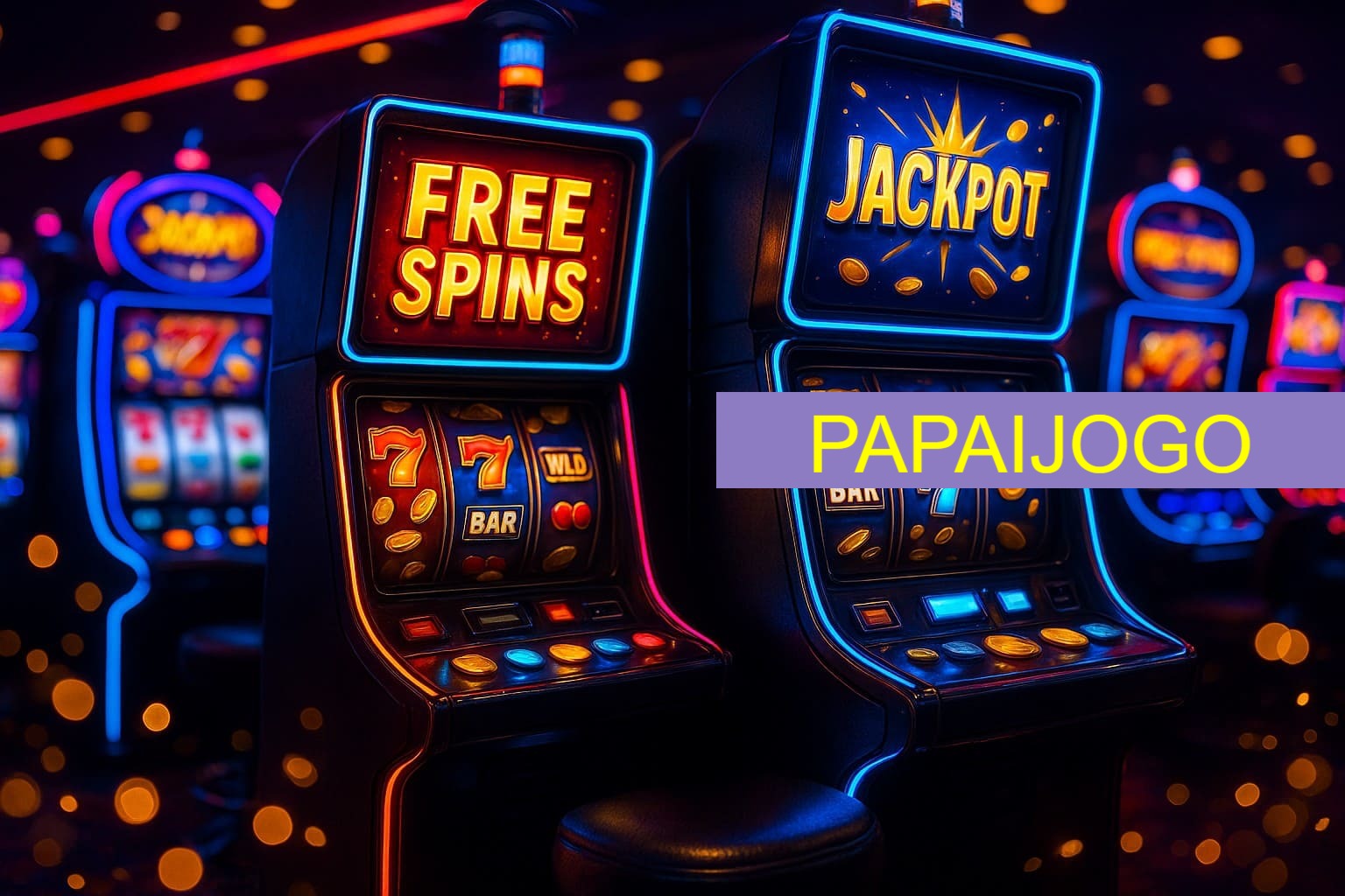 Diversos jogos de caça-níqueis